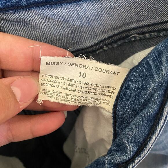 Nine West Medium Wash Skinny Ankle Jeans Size 10 - Picture 4 of 4